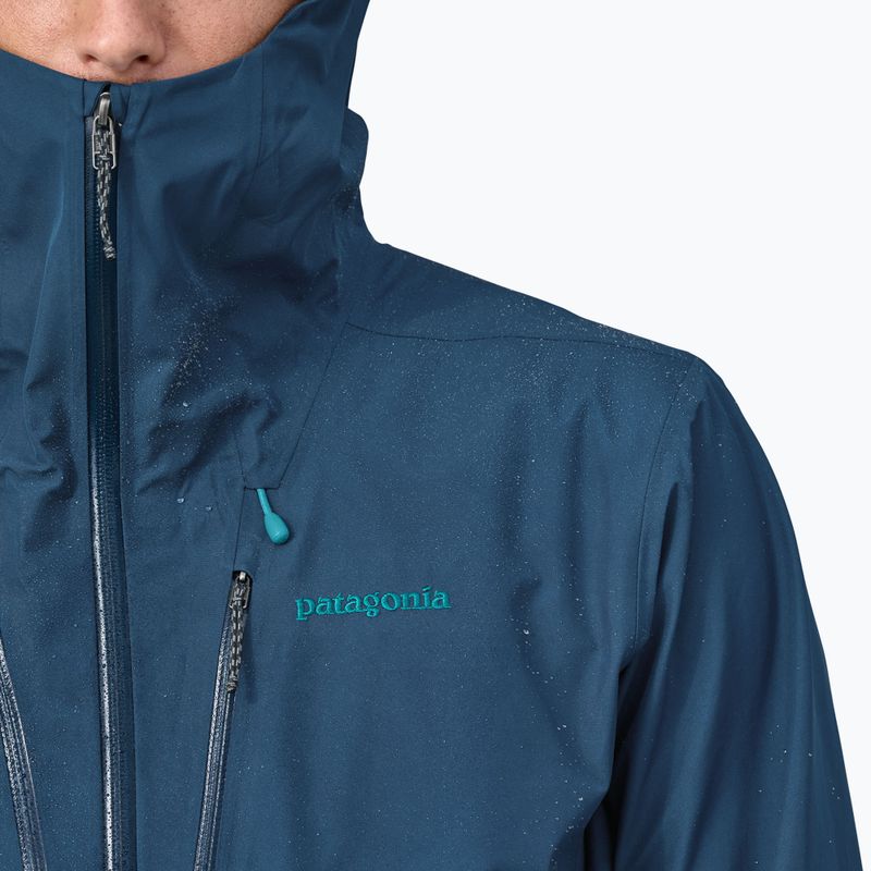 Patagonia pánska bunda do dažďa Triolet lagom blue 5