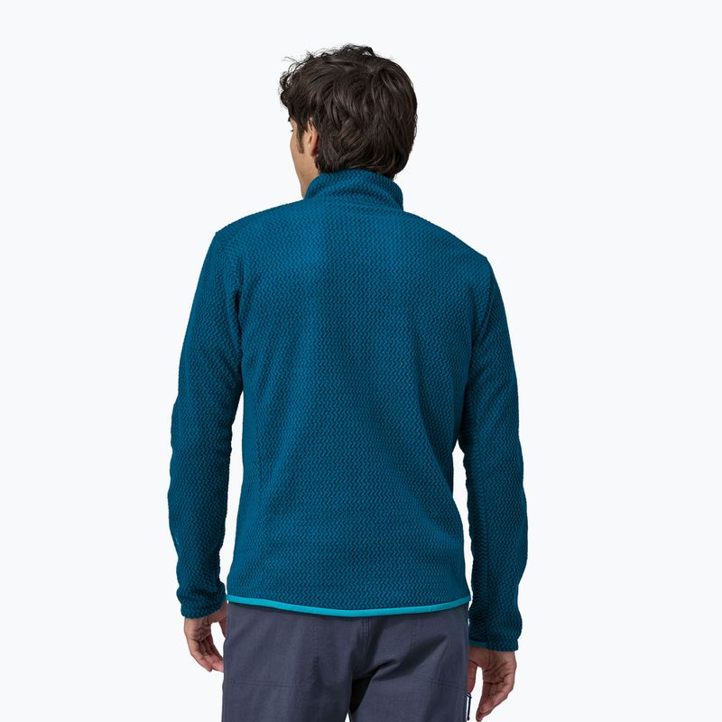 Pánska fleecová mikina Patagonia R1 Air Zip Neck lagom blue 2