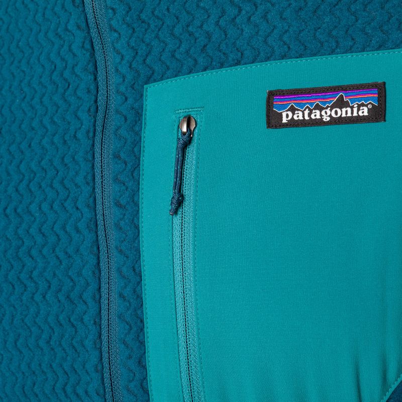 Pánska fleecová mikina Patagonia R1 Air Zip Neck lagom blue 5