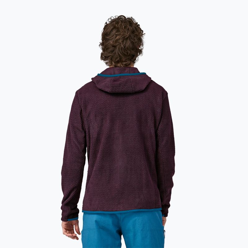 Patagonia R1 Air Full-Zip obsidian plum pánska trekingová mikina 2