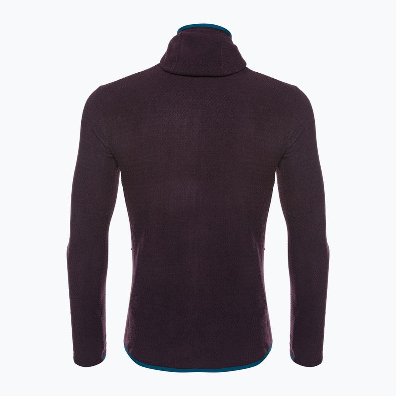 Patagonia R1 Air Full-Zip obsidian plum pánska trekingová mikina 4