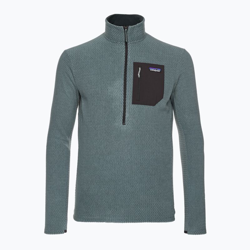 Pánska fleecová mikina Patagonia R1 Air Zip Neck nouveau green 4