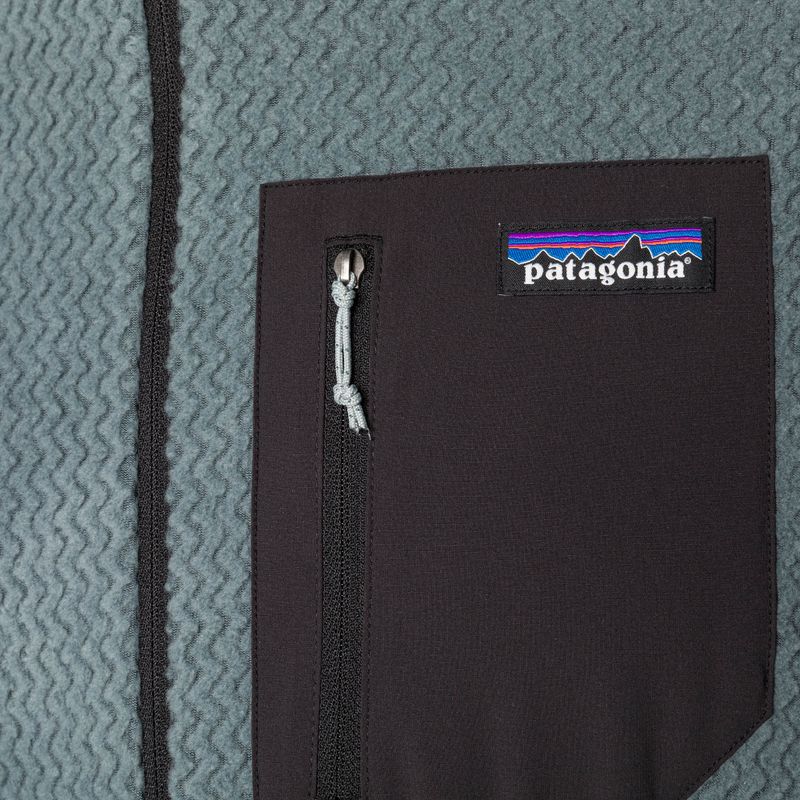 Pánska fleecová mikina Patagonia R1 Air Zip Neck nouveau green 6