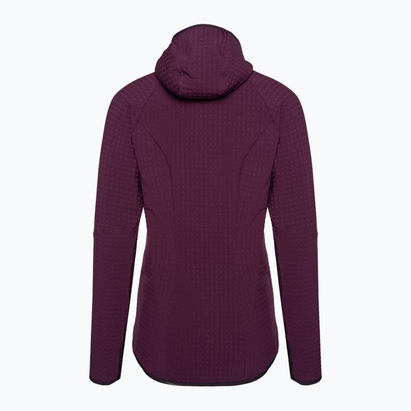 Patagonia dámska softshellová bunda R2 TechFace Hoody night plum 2