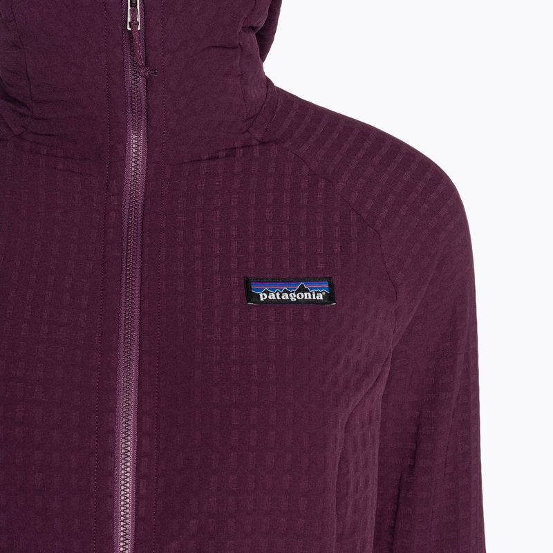 Patagonia dámska softshellová bunda R2 TechFace Hoody night plum 3