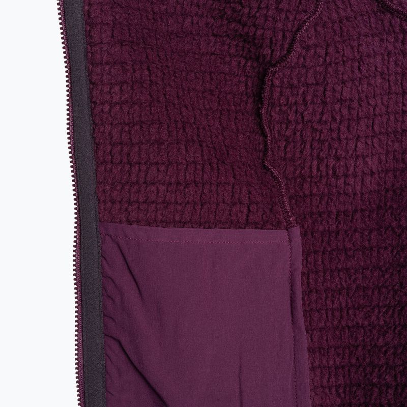 Patagonia dámska softshellová bunda R2 TechFace Hoody night plum 5