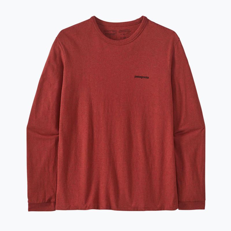 Dámske trekingové tričko Patagonia P-6 Logo Responsibili-Tee LS burl red 5