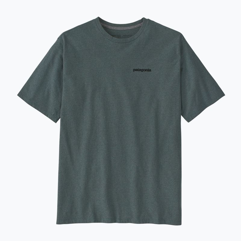 Pánske trekingové tričko Patagonia P-6 Logo Responsibili-Tee nouveau green 3