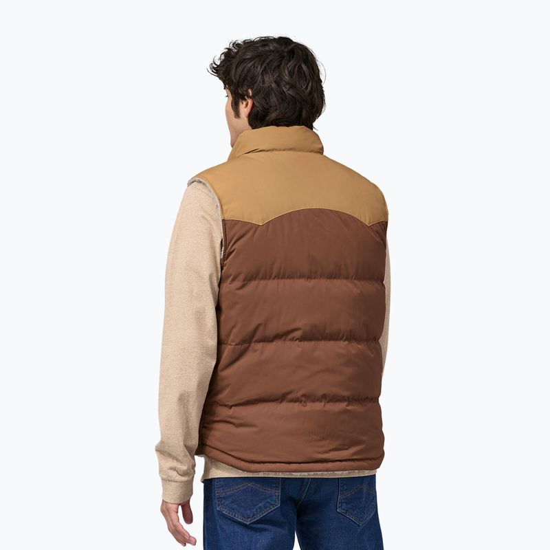 Pánska vesta Patagonia Reversible Bivy Down moose brown 2