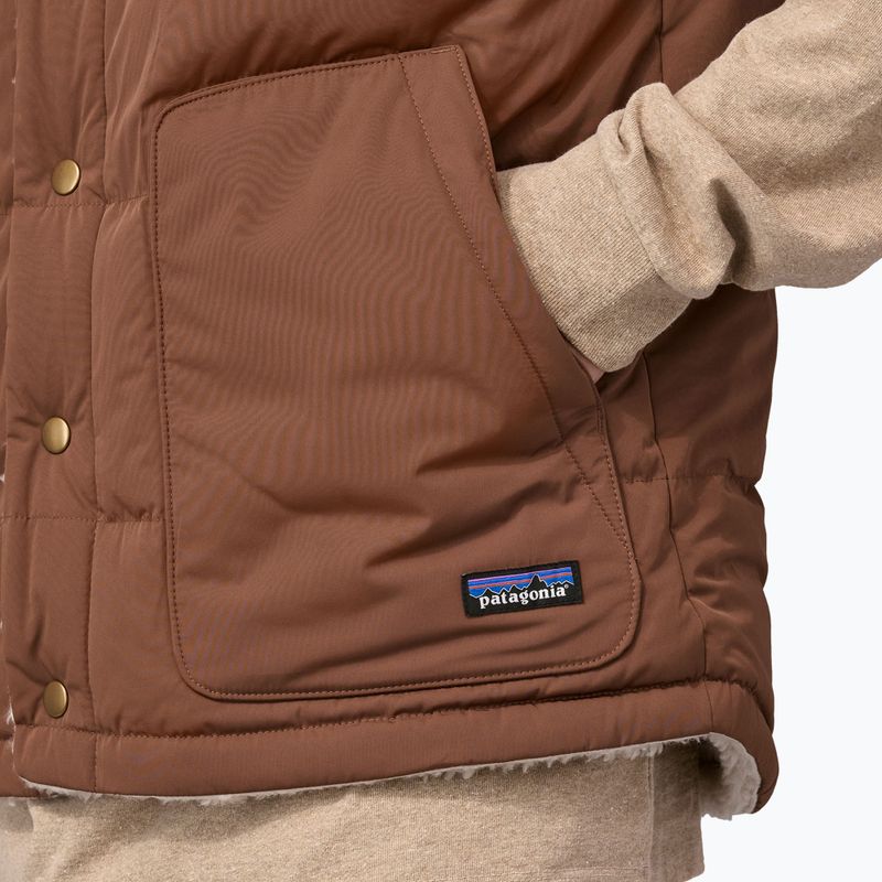 Pánska vesta Patagonia Reversible Bivy Down moose brown 3