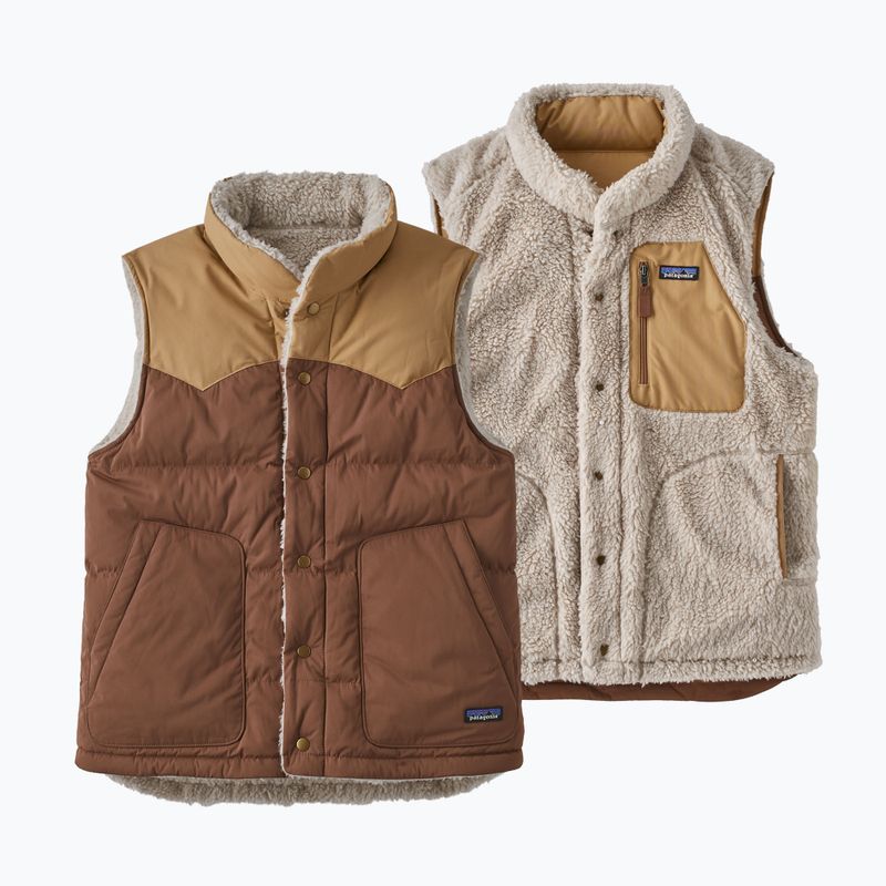 Pánska vesta Patagonia Reversible Bivy Down moose brown 8