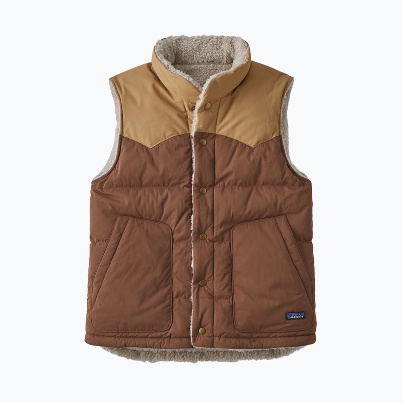 Pánska vesta Patagonia Reversible Bivy Down moose brown 9