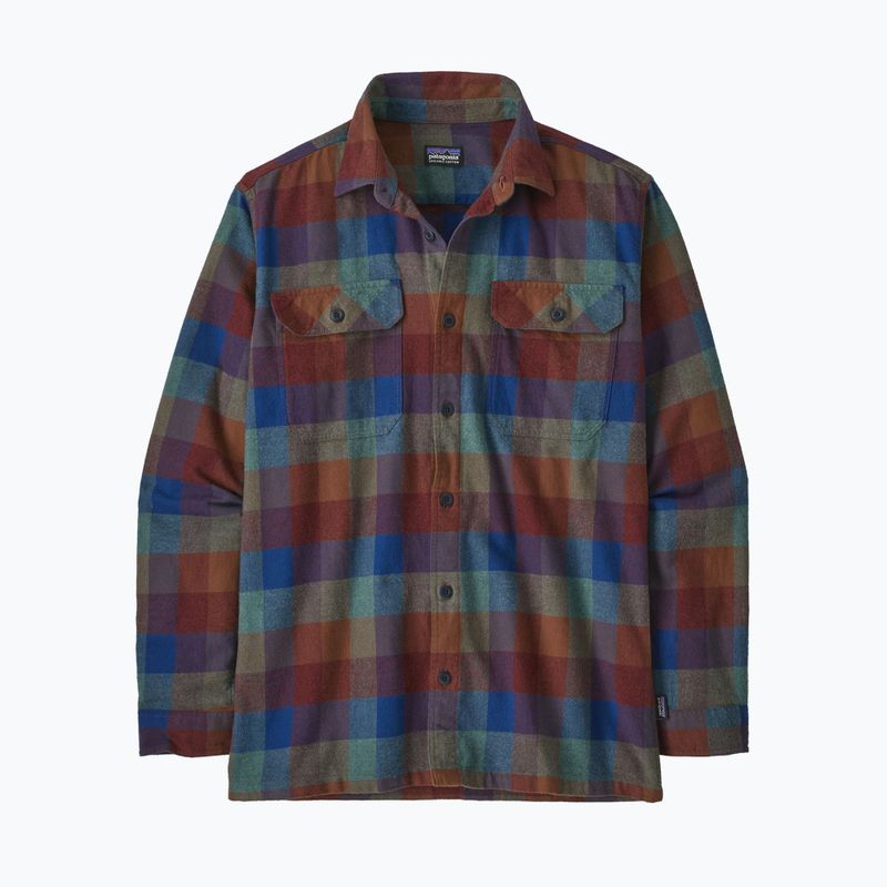 Pánske košeľa Patagonia Organic Cotton MW Fjord Flannel guides/superior blue 4