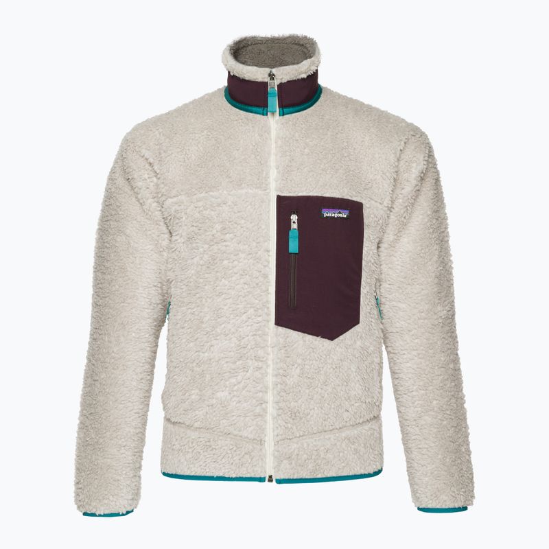 Pánska fleecová mikina Patagonia Classic Retro-X natural w/obsidian plum 3