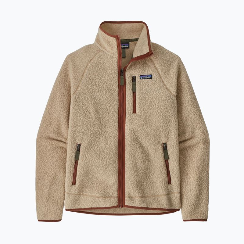 Pánska fleecová mikina Patagonia Retro Pile el cap khaki w/sisu brown fleece 11