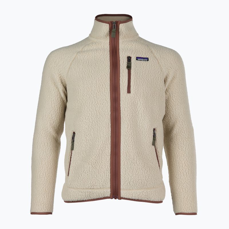 Pánska fleecová mikina Patagonia Retro Pile el cap khaki w/sisu brown fleece 7