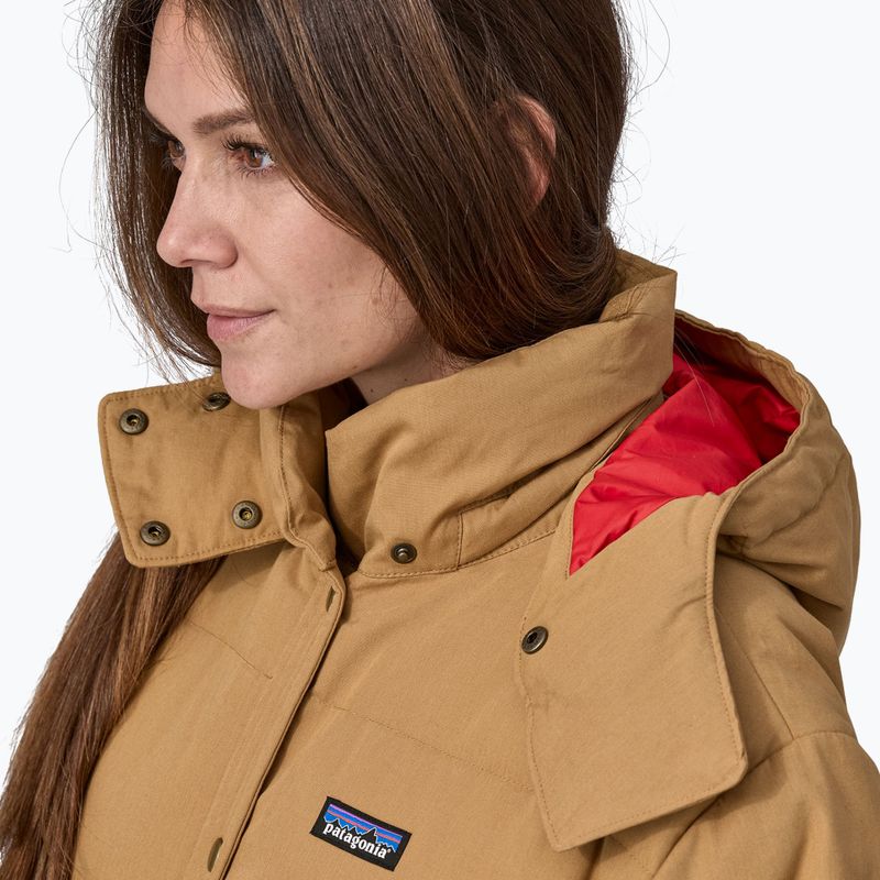 Dámska páperová bunda Patagonia Cotton Down Parka nest brown 5