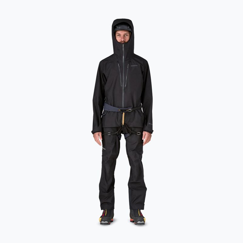 Patagonia pánska bunda do dažďa Triolet black 2