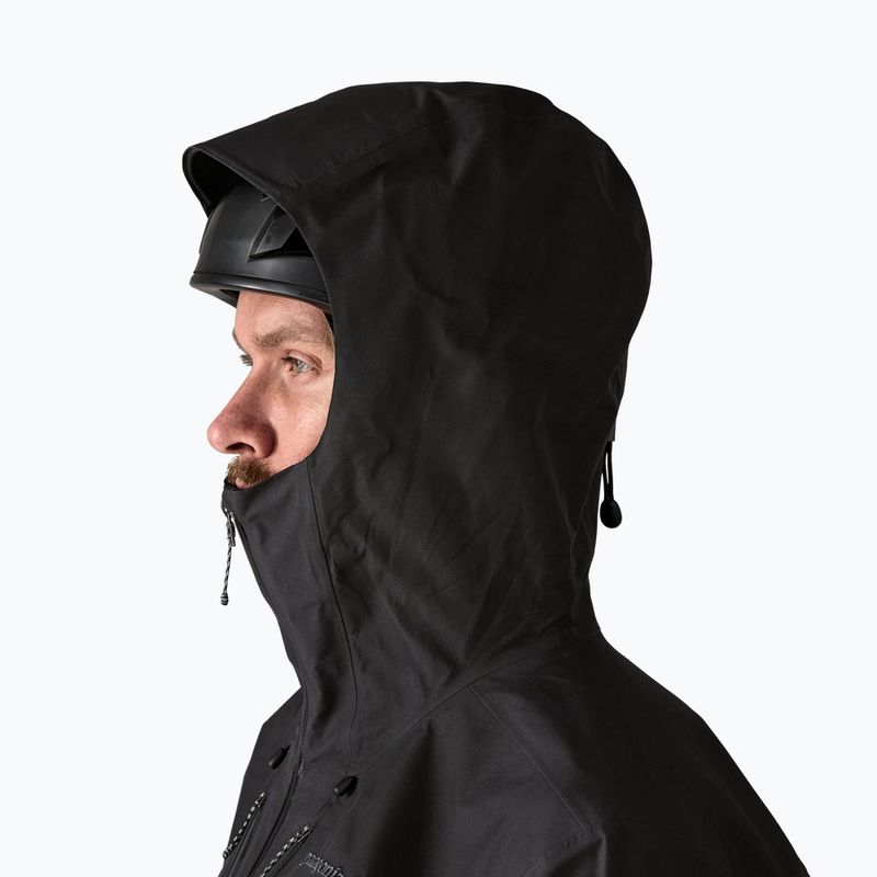 Patagonia pánska bunda do dažďa Triolet black 5