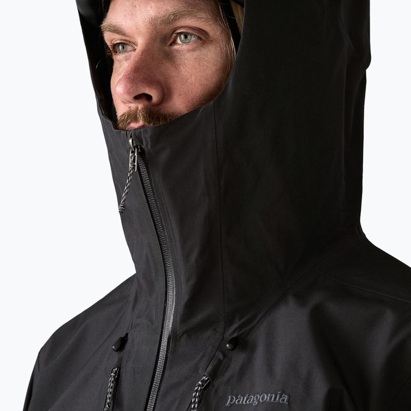 Patagonia pánska bunda do dažďa Triolet black 6