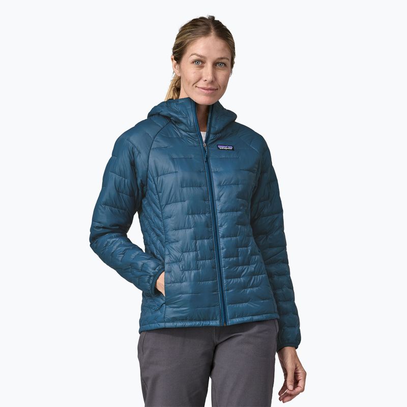 Dámska zateplená bunda Patagonia Micro Puff Hoody lagom blue