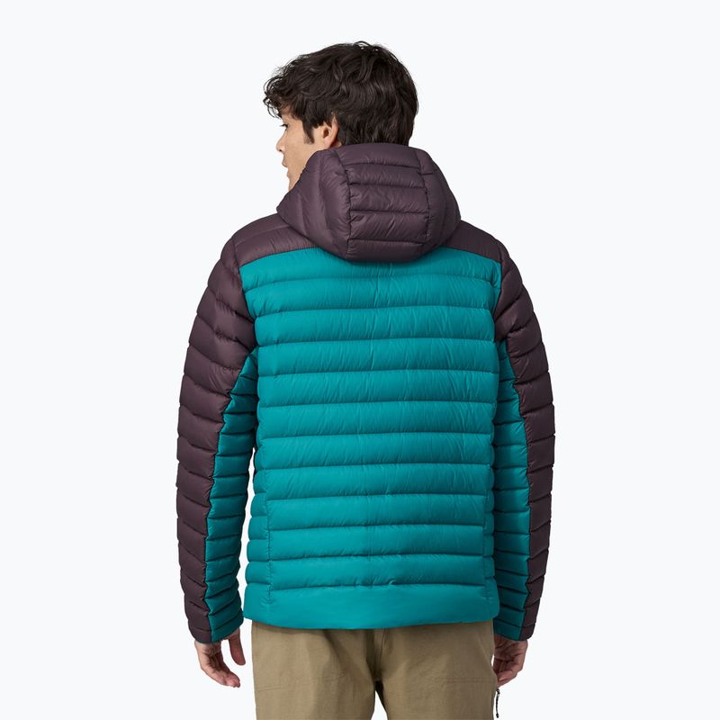 Pánska bunda Patagonia Down Sweater Hoody belay blue 2