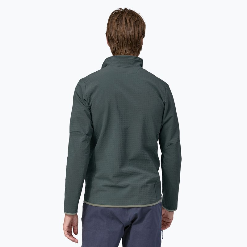 Pánska softshellová bunda Patagonia R2 TechFace nouveau green 2