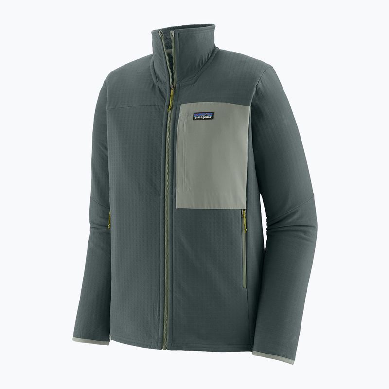 Pánska softshellová bunda Patagonia R2 TechFace nouveau green 10