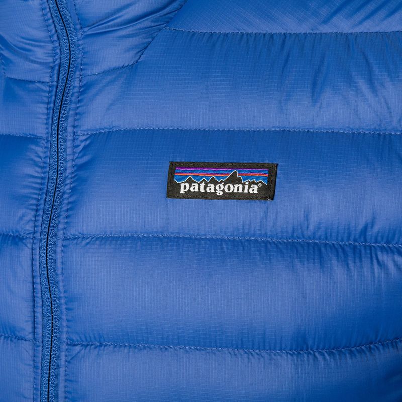 Pánska bunda Patagonia Down Sweater Hoody passage blue 5