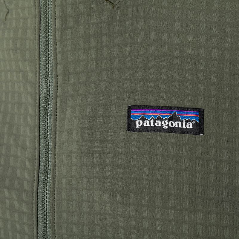 Pánska softshellová bunda Patagonia R1 TechFace Hoody basin green 3