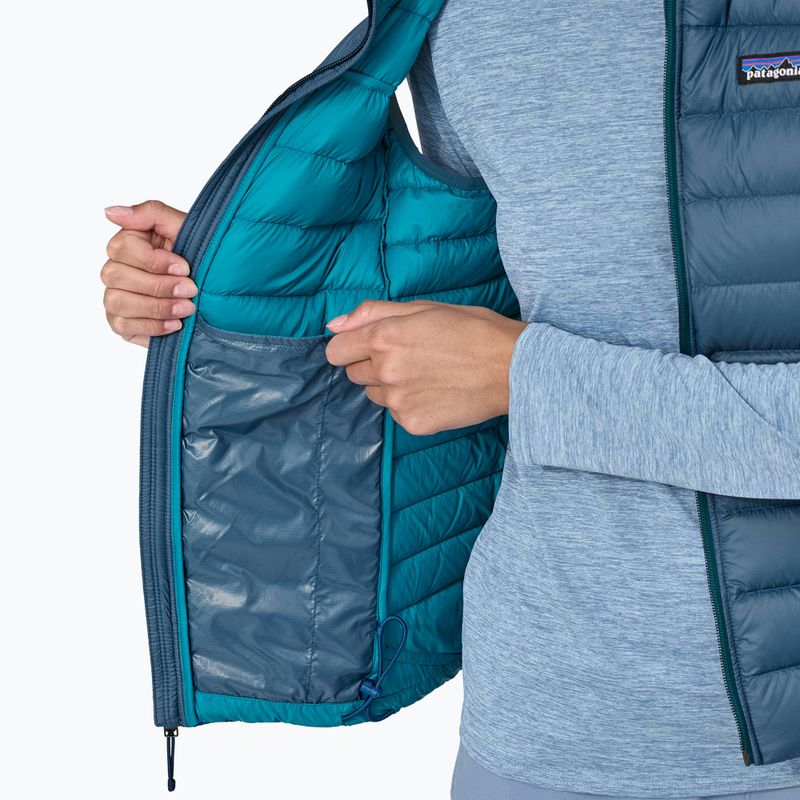 Patagonia dámsky páperový sveter bez rukávov lagom blue 10