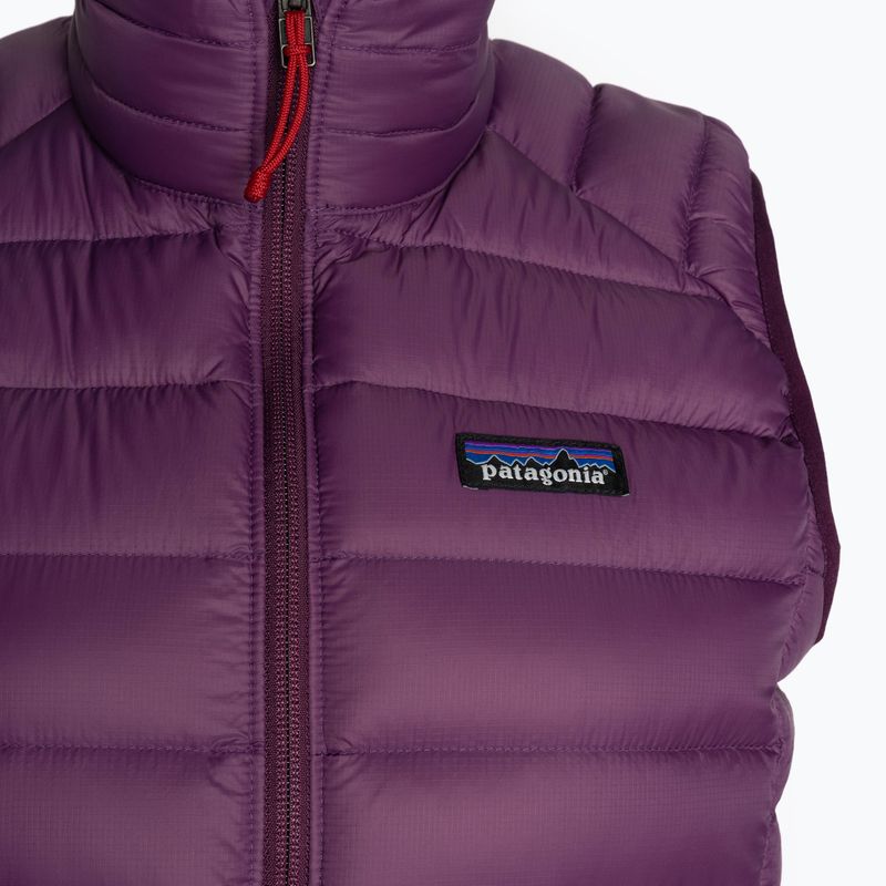 Patagonia dámsky sveter bez rukávov Down Sweater night plum 3