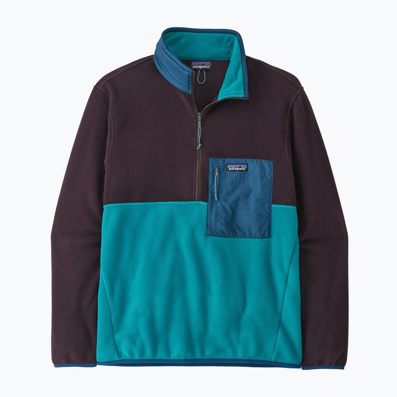 Pánska fleecová mikina Patagonia Microdini 1/2 Zip P/O belay blue 4