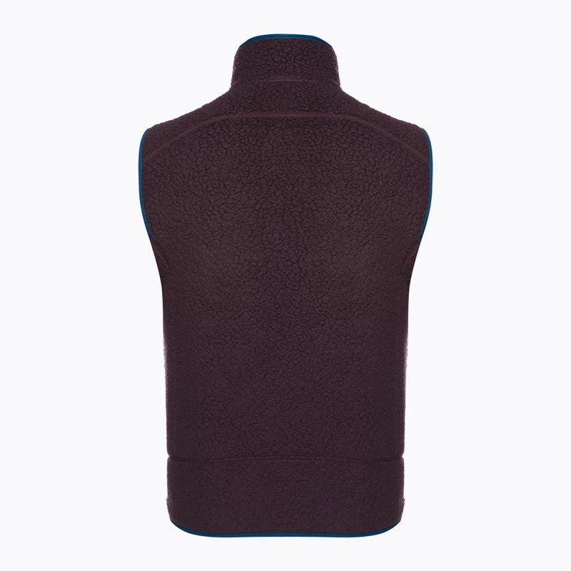 Pánske tričko Patagonia Retro Pile Fleece bez rukávov obsidian plum 2