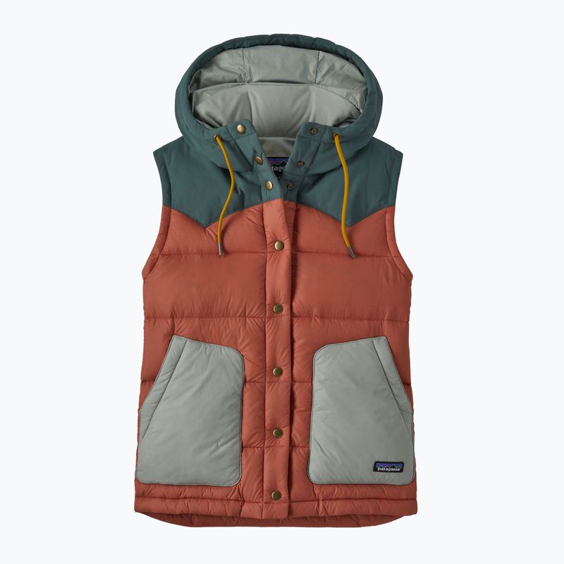 Patagonia dámske tričko bez rukávov Bivy Hooded burl red 6
