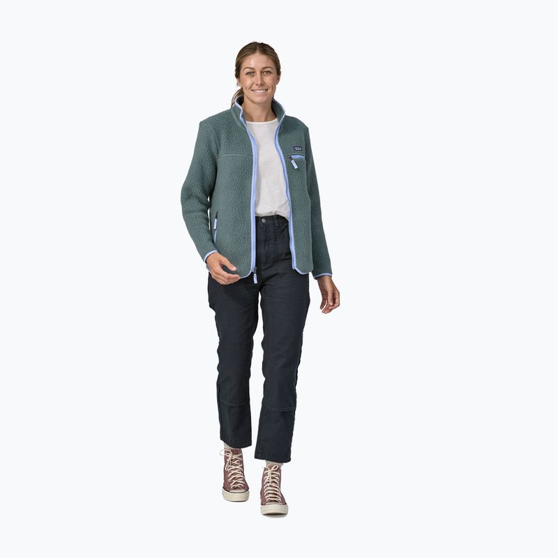Dámska fleecová mikina Patagonia Retro Pile nouveau green 3