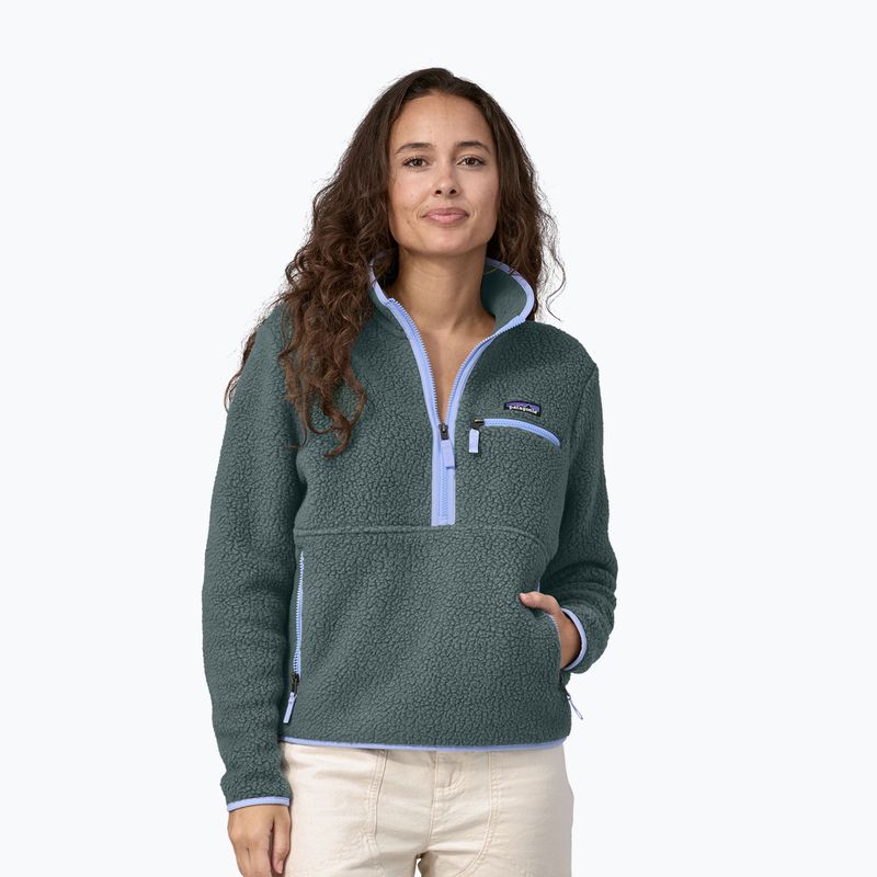Dámska fleecová mikina Patagonia Retro Pile Marsupial nouveau green