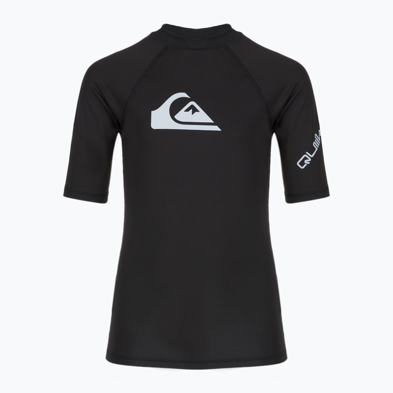 Detské plavecké tričko Quiksilver All Time vallarta black