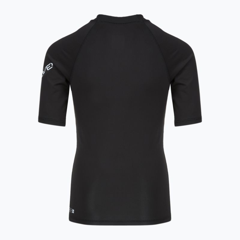 Detské plavecké tričko Quiksilver All Time vallarta black 2