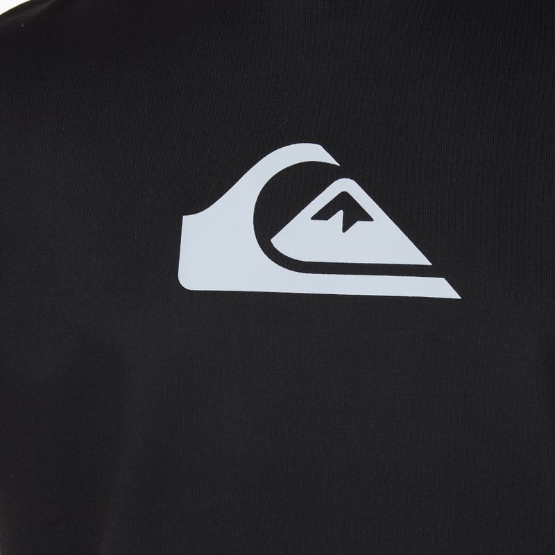 Detské plavecké tričko Quiksilver Solid Streak black 3