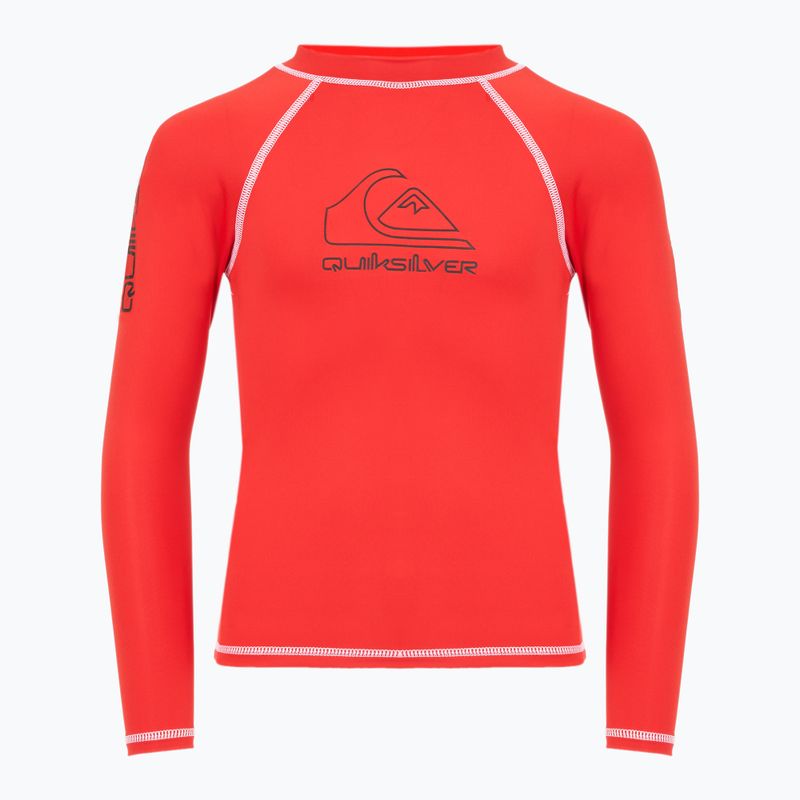 Detské plavecké tričko longsleeve Quiksilver On Tour red