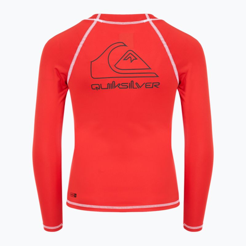 Detské plavecké tričko longsleeve Quiksilver On Tour red 2