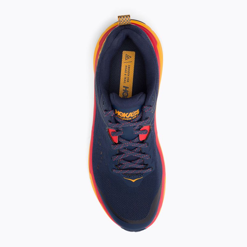 Pánska bežecká obuv HOKA Challenger ATR 6 navy blue-orange 1106510-OSRY 5