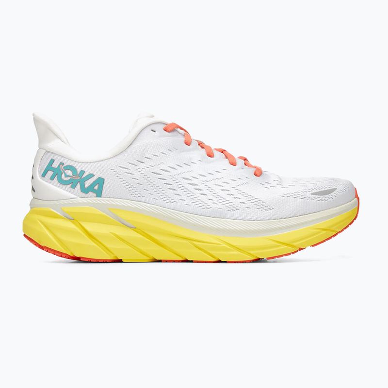 Pánska bežecká obuv HOKA Clifton 8 Wide white 1121374-BDBI 11