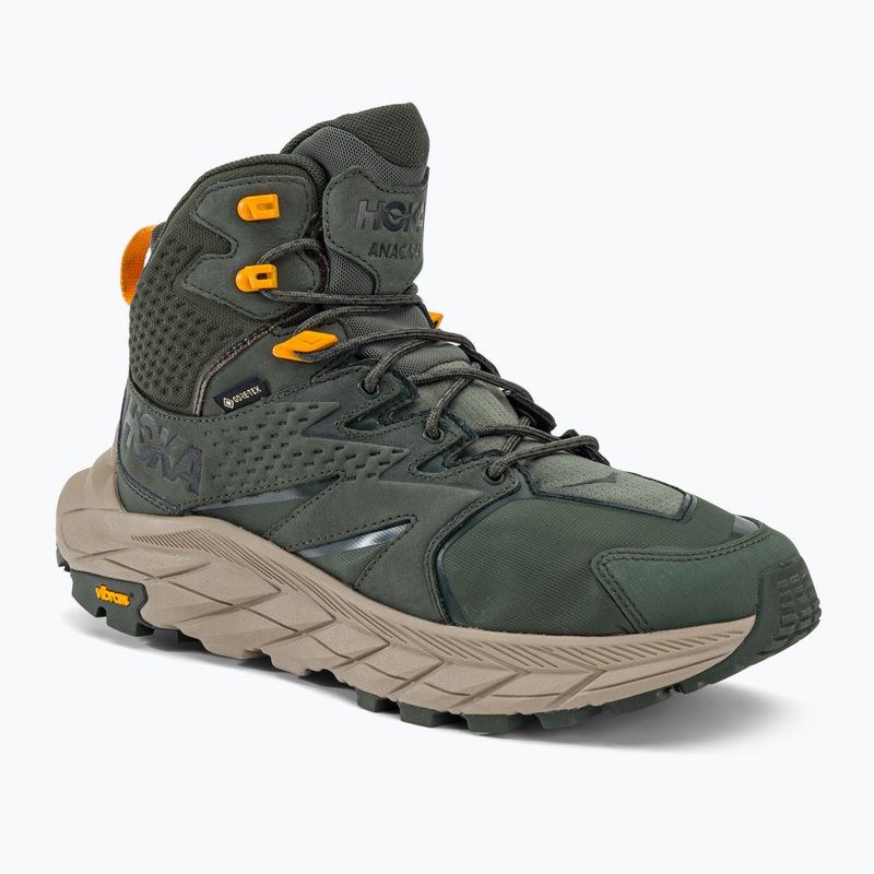 Pánske trekové topánky HOKA Anacapa Mid GTX green 1122018-TRYL