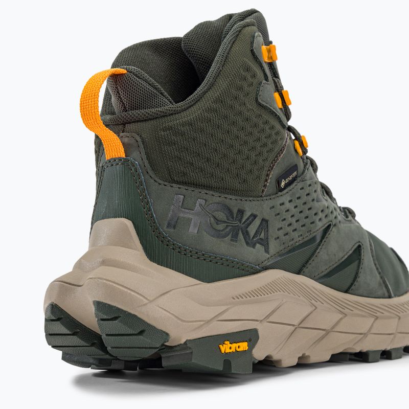 Pánske trekové topánky HOKA Anacapa Mid GTX green 1122018-TRYL 8