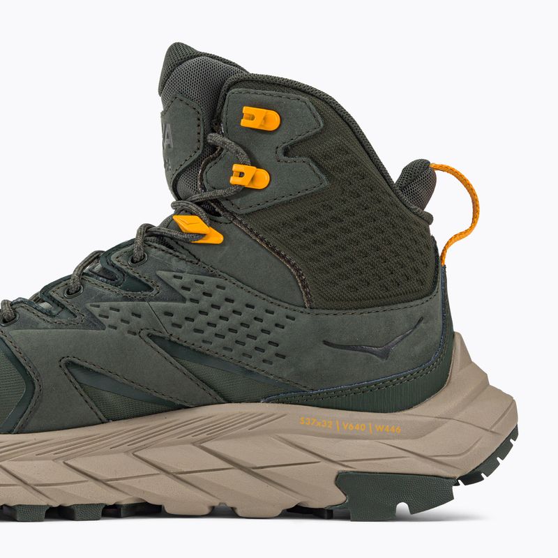 Pánske trekové topánky HOKA Anacapa Mid GTX green 1122018-TRYL 9