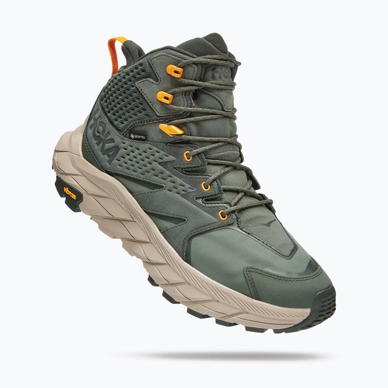 Pánske trekové topánky HOKA Anacapa Mid GTX green 1122018-TRYL 11