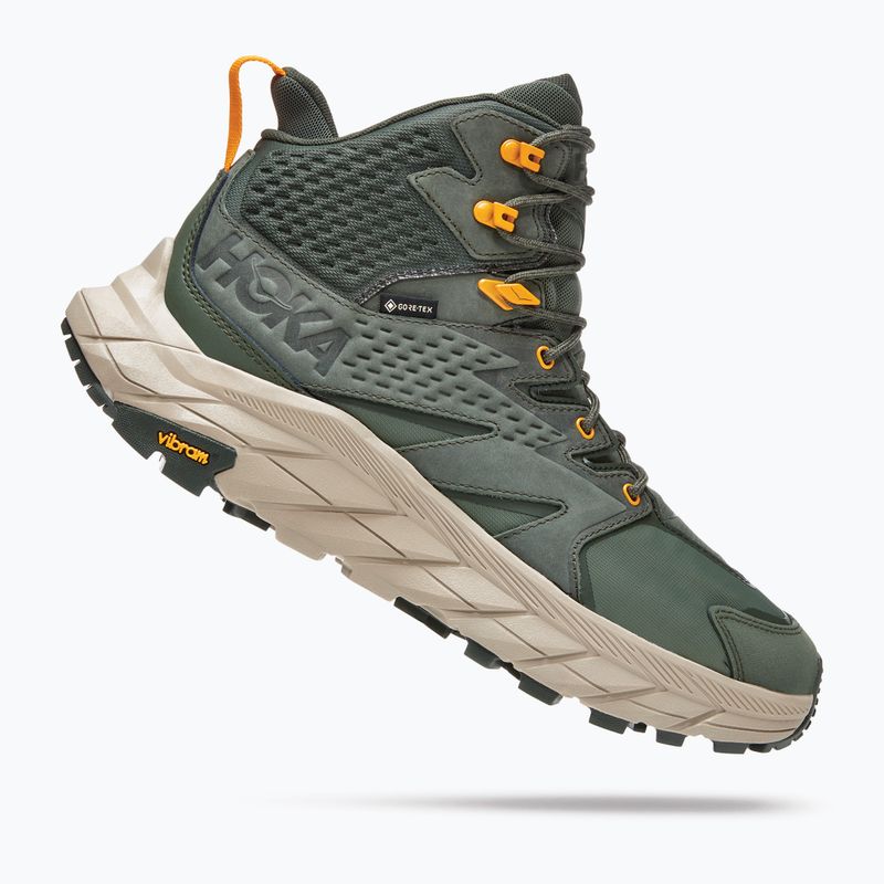 Pánske trekové topánky HOKA Anacapa Mid GTX green 1122018-TRYL 12