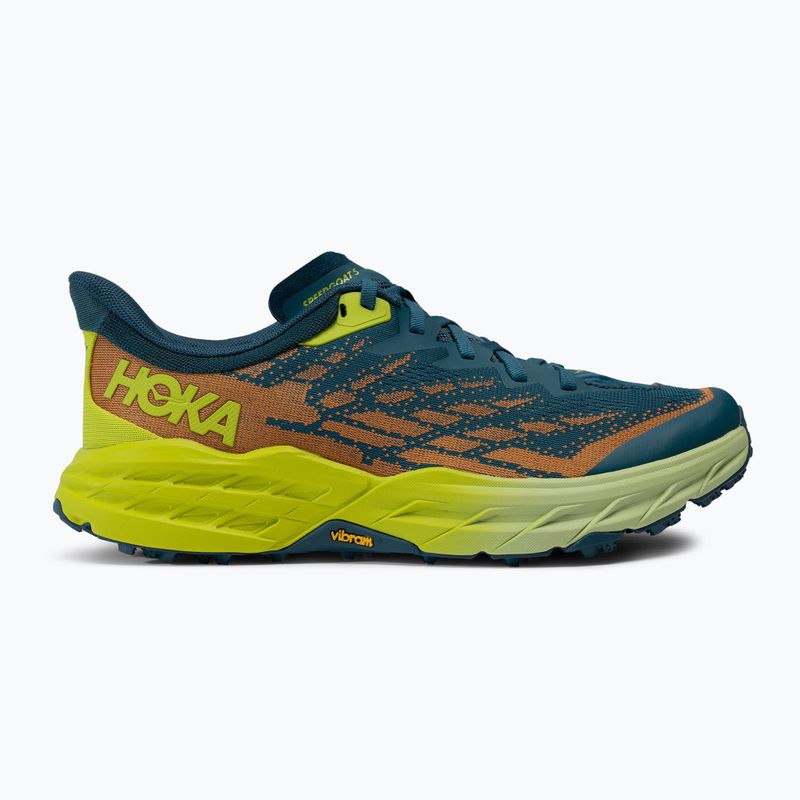 HOKA Speedgoat 5 pánska bežecká obuv modro-zelená 1123157-BCEP 2